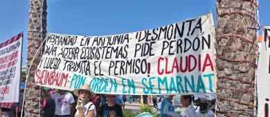 Activistas piden a Sheinbaum atender denuncias por Sierra La Laguna