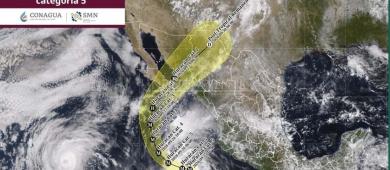 Suspenden clases este lunes en todo BCS y alistan refugios ante avance de Polo