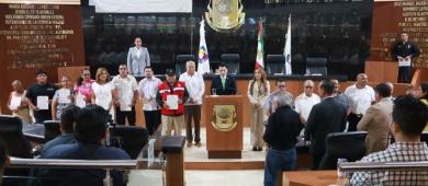 Rinden homenaje a víctimas, rescatistas y sobrevivientes del huracán Liza