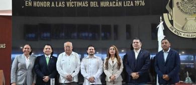 Rinden homenaje a víctimas, rescatistas y sobrevivientes del huracán Liza