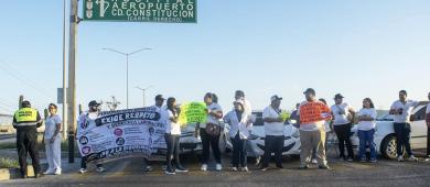 Trabajadores del IMSS bloquean Forjadores durante más de tres horas; siguen sin respuesta